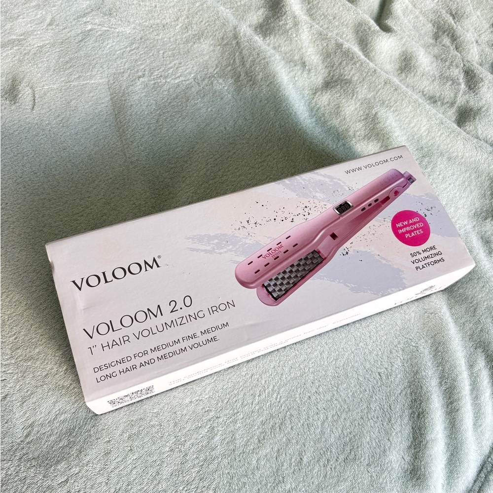 VOLOOM 2.0 Pink Hair Volumizing Iron